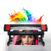 Usine 1.9m 3.2m Eco Solvant Imprimante XP600 I3200 DX5 Grand Format Bannière Vinyle Machine D'impression Société De Publicité