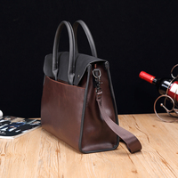 Porte-documents d'affaires exécutif, design héritage, cuir vintage, maletines de cuero, matériau PU, travail de bureau, mochila