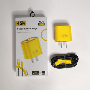 Nuovo prodotto 2 in 1 <span class=keywords><strong>A</strong></span> + <span class=keywords><strong>C</strong></span> 20w USB & tipo <span class=keywords><strong>C</strong></span> caricabatterie con Micro tipo <span class=keywords><strong>C</strong></span> cavo adattatore per caricabatterie <span class=keywords><strong>A</strong></span> muro di ricarica rapida - Product Image 4