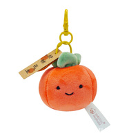 Porte-clés en peluche de fruits et légumes Kawaii, mini jouet en peluche alimentaire, pomme, pêche, banane, orange, avocat, pendentif pour sac, cadeau de fête