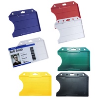Porte-badge rigide en plastique horizontal/vertical, robuste et durable, adapté pour protéger les cartes d'identité rigides, fabriqué par une usine expérimentée.