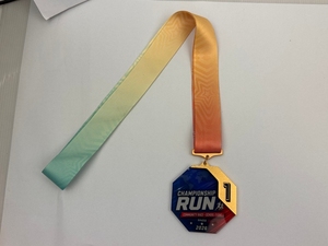 Médailles de championnat 2026 personnalisables avec ruban dégradé pour événements de marche, en alliage de zinc et cristal, récompense sportive - Product Image 4