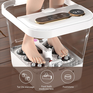 Bain de pieds pliable TAHATH |   Baignoire de massage chauffée électriquement, confort à température constante, soin spa relaxant profond à domicile, relaxation thérapeutique - Product Image 5