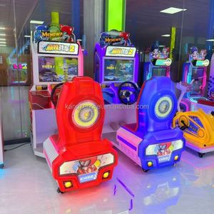 Machine de jeu de course de voitures à monnayeur pour enfants, équipement d'amusement, machine de simulation, usine source - Product Image 6