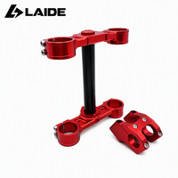 Pièces de rechange renforcées pour moto : Support de guidon à trois mâchoires double épaule pour Light Bee Talaria, couleur argent