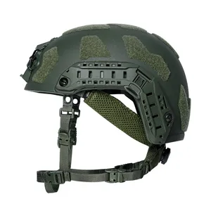 REVIXUN helm tempur taktis, perlengkapan pelindung helm taktis potongan tinggi UHMWPE/Aramid cepat pabrik