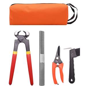 Premio 8 pollici Mini farsello strumento Kit raspare zoccolo lima metallo cesoie tronchesi coltello per capra equino comodo - Product Image 1