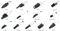 SENTUO Hochleistungs-10A-Messingkontakt-Nylon-Elektrokabelklemme, Endklemme für Freileitung, OPGW-Kabelzubehör, Steckverbinder, Anschlüsse