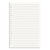 A4 A5 B5 carnet de notes Scrapbook feuilles mobiles reliure recharge papier 60 feuilles