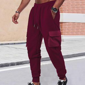 Pantalones Deportivos Acolchados para Hombre SHEIN, Cintura Elástica, Transpirables, con Bolsillos, para Uso Casual - Product Image 4