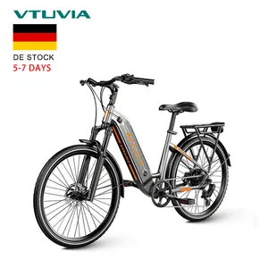 DE Warehouse Stock 2023 New 250w 500w Lithium Battery Torque Sensor Hub Motor 2 Sets Electric City Bike Bicycle Ebike