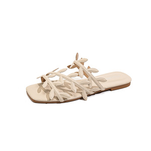 Sandalias de Playa de Secado Rápido para Mujer, Color Sólido, Transpirables, Planas, para Verano - Product Image 1