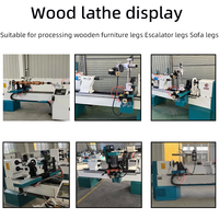 Tour à bois CNC YD avec alimentation automatique, lit en fonte lourde, moteur principal 380/220V, garantie 1 an, fonctionnement facile, Chine
