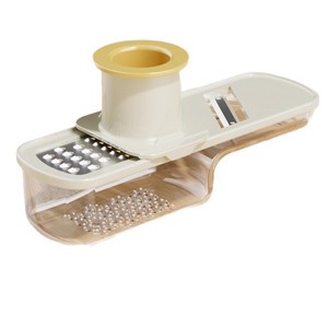 Multi Functional Ginger Garlic Grinder 3 In 1 Slicer Grater Kitchen Tool Manual Stainless Steel Plastic Housing - Product Image 5
