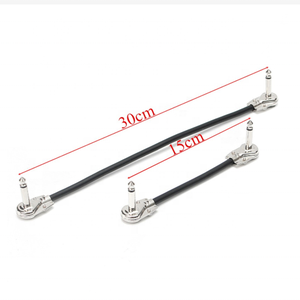 Precio al por mayor <span class=keywords><strong>guitarra</strong></span> Pedal efecto Junta chapados en plata <span class=keywords><strong>Cable</strong></span> <span class=keywords><strong>de</strong></span> parche del Pedal del efecto <span class=keywords><strong>de</strong></span> 15cm <span class=keywords><strong>de</strong></span> longitud - Product Image 5