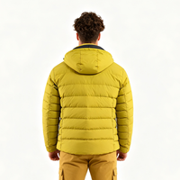 Vestes matelassées réversibles à capuche pour hommes, grandes tailles, écologiques, fabriquées par OEM, nouvelle collection, avec fermeture éclair, duveteuses et de qualité supérieure