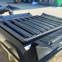 Camper de camionnette étanche en aluminium pour MG Maxus Eterron 9 & Ranger, avec hard top et barres de toit, topper de camionnette personnalisé