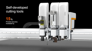 AOL tự động xe nhãn dán acrylic hiển thị phẳng cắt <span class=keywords><strong>CNC</strong></span> rung dao cắt giá máy - Product Image 5