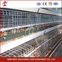 Ferme avicole automatique industriel économique grand un Type poulailler maison batterie de poulet de chair cage de levage système de Cages à poulet