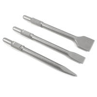 Ciseaux à sculpter DIY de haute qualité 65A, manche en acier 40Cr, pointe plate industrielle pour béton et maçonnerie, 50-52HRC, 30x400mm/410mm, garantie 3 ans