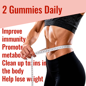 ओम/ओटम फ्लैट ट्यूमर केटो एकोव आहार गुम्मीज | सेब का स्वाद वसा बर्नर - Product Image 4