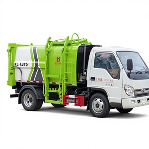 Uygun Fiyatlı Foton Küçük Kamyon Star 3 Yan Yüklemeli Çöp Kamyonu, Kancalı Kaldırma Sistemi, Şehir ve Köyler İçin İdeal - Product Image 1