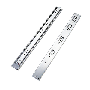 45mm 3-Fold Heavy Duty Ball Bearing <strong>Drawer</strong> <strong>Rails</strong> <strong>Soft</strong> <strong>Close</strong> Telescopic <strong>Slides</strong> for Cabinets Furniture Bedrooms Bathrooms Hotels - Product Image 2