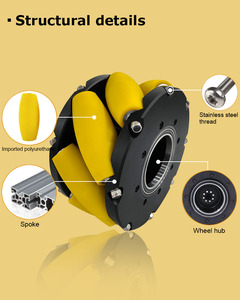 Plataforma Robótica MDBOT de Alta Resistencia con Ruedas de 10 Pulgadas, Capacidad de Tracción de 1500 kg, Rueda Mecanum - Product Image 6