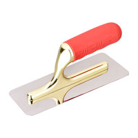 Couteau de polissage industriel haut de gamme en acier inoxydable professionnel pour mastic et boue de diatomées, à coins carrés, ergonomique OEM/ODM/OBM