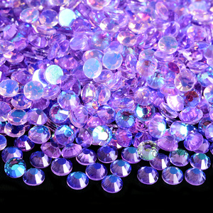 Oleeya Aurora loạt bán buôn với số lượng lớn 12 cắt kính chất lượng thạch tinh thể phẳng trở lại đá quý Rhinestone cho Diy Tumbler răng - Product Image 5
