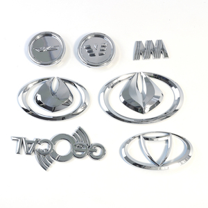 Benutzer definierte 3d Metall Aufkleber Abzeichen Logo Auto Etiketten Emblem 3d Abs Buchstaben Auto Aufkleber Emblem Abzeichen Zubehör Auto Dekoration