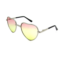 Yana DL-51026 Lunettes de poupée de salon American Girl en forme de cœur de 18 pouces, monture en métal, verres en PC, logo personnalisé tendance, OEM disponible