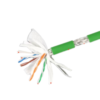 CAT 5e 6A RJ45 M/M/F/F sekrup pengunci hadiah kamera TV industri CCD Gigabit Ethernet LAN kabel interkoneksi