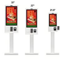 Elegante Kiosco de Autopago para Estacionamiento con Android de 21.5 Pulgadas, Cámara de 5MP, Reconocimiento Facial, Escaneo de QR/Código de Barras/NFC, SDK Habilitado, para Interiores
