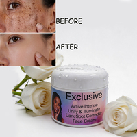 Crème éclaircissante la plus rapide du fournisseur d'usine, au glutathion et vitamine E, ingrédients naturels, blanchissant pour le visage et le corps, marque privée