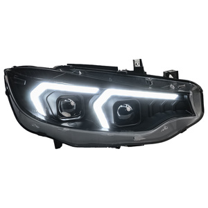 Ensamblaje de faros automáticos para <span class=keywords><strong>BMW</strong></span> 4 Series F32 F82 F36 2013-<span class=keywords><strong>2016</strong></span> Actualización de efecto de inicio LED Lente de proyector de coche Accesorios de herramientas - Product Image 1