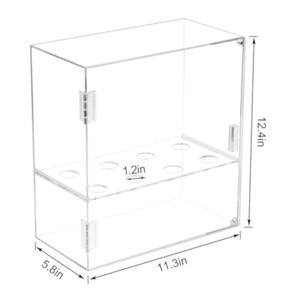 Manufacturer Custom 8 Holes Clear Acrylic Ice Cream Cone Display Case for Retail Store - Product Image 6