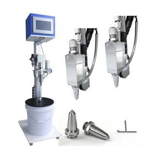 Machine de pulvérisation de colle froide électrique à haute efficacité avec application de colle semi-automatique pour emballages <span class=keywords><strong>en</strong></span> bois, cartons et utilisation chimique - Product Image 1
