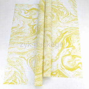 17gsm Yellow Marble Tissue <strong>Paper</strong> Uncoated Christmas <strong>Elements</strong> Wrapping Tissue <strong>Paper</strong> Collection for Gifts - Product Image 1