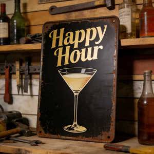 Insegne in Latta Personalizzate Stile Hippie |   Decorazione Vintage Retrò in Metallo per Bar, Offerta Personalizzata all'Ingrosso - Product Image 2