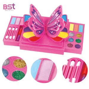 Ensemble de cosmétiques pour enfants BST Jouet pour filles Coffret de <span class=keywords><strong>maquillage</strong></span> <span class=keywords><strong>papillon</strong></span> Jeu de <span class=keywords><strong>maquillage</strong></span> non toxique pour enfants Filles - Product Image 2