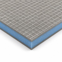 Panneau de support de carrelage XPS à prix d'usine 600x1200 600x2440mm, étanche, prêt à poser, pour mur de douche, composite, classe d'incendie B1, garantie 1 an
