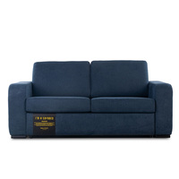 Sofá Cama Plegable Moderno con Tapicería de Lino y Estructura de Madera Sólida, con Almacenamiento, Ideal para Espacios Pequeños, Sala de Estar o Habitación de Invitados