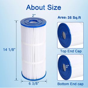 Berman Filter Spa Bathtub Filter PWK35B 78286 1642301-1 <b>Pool</b> Filter Element Swimming <b>Pool</b> Water Sports - Product Image 4