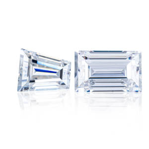 Moissanita al por Mayor, Gema de Moissanita Suelta, Corte Baguette Cónico, Calidad Charles VVS - Product Image 1