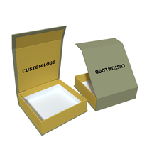 Emballage de chocolat durable personnalisé avec boîte à rabat et ruban, dattes biologiques, noix, bonbons, boîte d'emballage, boîte cadeau pour chocolat