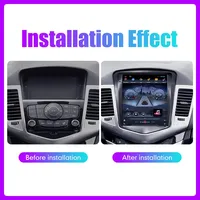 Écran vertical universel de 9,7 pouces et 12 pouces, style Tesla, autoradio Android 2Din, navigation GPS, lecteur DVD de voiture, Carplay, Android Auto