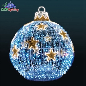 Iluminación Comercial al por Mayor para Exteriores, Motivo de Bola LED 3D, Adorno Grande para Halloween y Navidad, Iluminación para Hoteles, Plazas y Paisajes - Product Image 3
