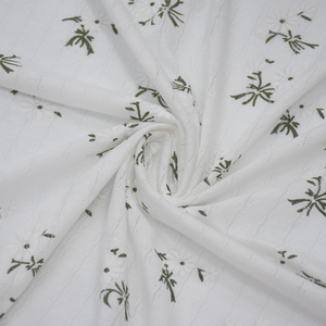 Jersey imprimé pigmenté 65% Polyester 35% coton doux jacquard tricot stretch tissu d'impression numérique pour enfants tissu - Product Image 2