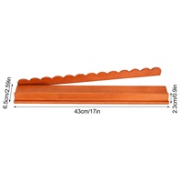 Supports de Mahjong en Bois Massif, Style Voyage et Maison, Règle de Mahjong en Forme de L de 25,5/45 cm